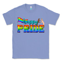 Colony Blue happy pride Classic Tee - texasbilliewilder