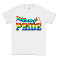 White happy pride Classic Tee - texasbilliewilder