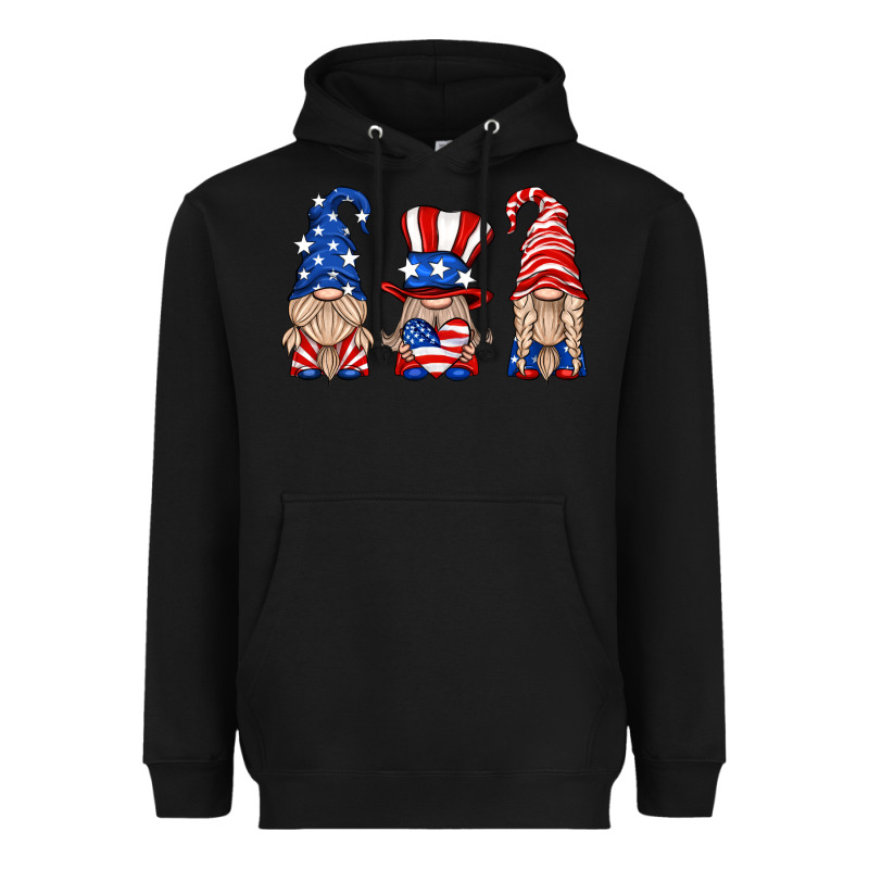 Usa Gnome Heavyweight Hoodie by HRA Design Shop | Teevron