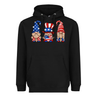 Black usa gnome Heavyweight Hoodie - HRA Design Shop