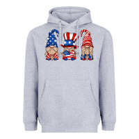 Heather Grey usa gnome Heavyweight Hoodie - HRA Design Shop