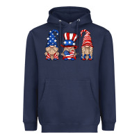 Navy usa gnome Heavyweight Hoodie - HRA Design Shop