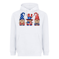 White usa gnome Heavyweight Hoodie - HRA Design Shop