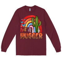 Burgundy not a hungger Long Sleeve Tee - texasbilliewilder