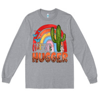 Heather Grey not a hungger Long Sleeve Tee - texasbilliewilder