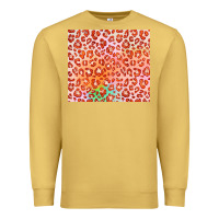 Antique Gold orange leopard glitter Premium Sweatshirt - JahusDesignShop