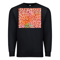 Black orange leopard glitter Premium Sweatshirt - JahusDesignShop