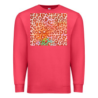 Cardinal orange leopard glitter Premium Sweatshirt - JahusDesignShop