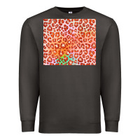 Smoke orange leopard glitter Premium Sweatshirt - JahusDesignShop