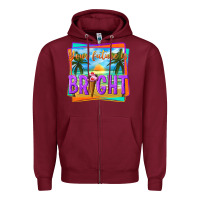 Burgundy your future is bright Zipper Hoodie - texasbilliewilder