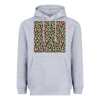 Heather Grey christmas leopard Heavyweight Hoodie - FaDigitalArtStudio