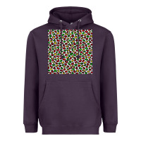 Plum christmas leopard Heavyweight Hoodie - FaDigitalArtStudio