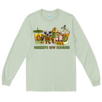 Matcha Obsessive cow disorder coffee cups Long Sleeve Tee - texasbilliewilder
