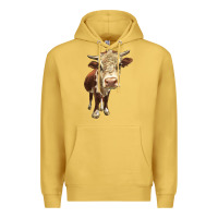 Antique Gold Hereford Heifer Premium Hoodie - LillyAllenDesigns