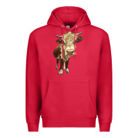 Cardinal Hereford Heifer Premium Hoodie - LillyAllenDesigns