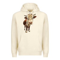 Sandshell Hereford Heifer Premium Hoodie - LillyAllenDesigns