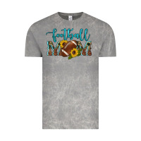 Cloud Rock western leopard camouflage sunflowers  glitter mom football Vintage Tee - Artiststas