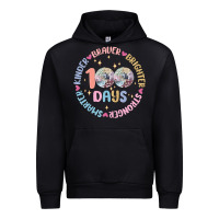 Black 100 days of school Urban Hoodie - MaliasSmallBusiness