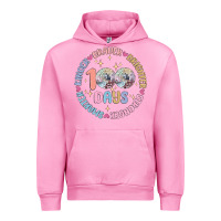 Fuchsia Pink 100 days of school Urban Hoodie - MaliasSmallBusiness
