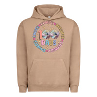 Pigment Burro 100 days of school Urban Hoodie - MaliasSmallBusiness