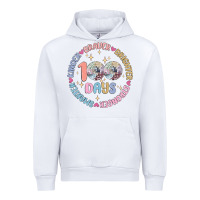 White 100 days of school Urban Hoodie - MaliasSmallBusiness