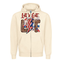 Let S Get Lit Zipper Hoodie | Teevron