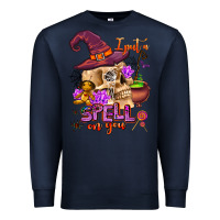 Navy i put a spell on you Premium Sweatshirt - AdoDesignShop