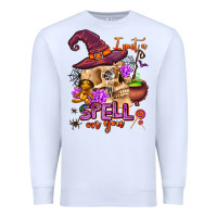 White i put a spell on you Premium Sweatshirt - AdoDesignShop