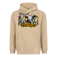 Mushroom blessed Heavyweight Hoodie - CowhideDigitalArt