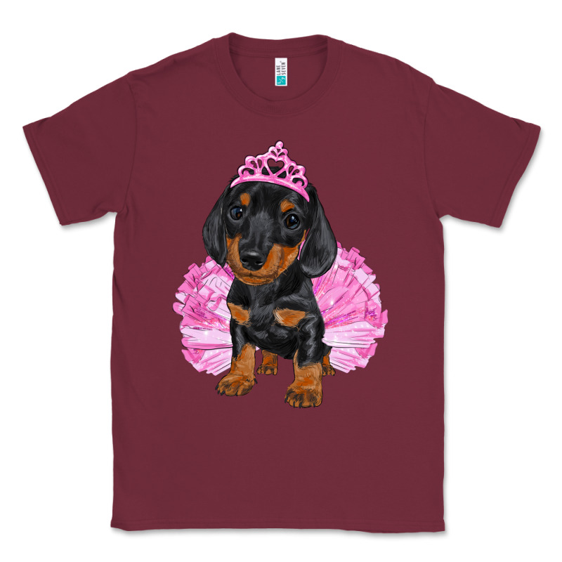 Balerina Dachshund With Tutu Classic Tee by RanaPortraitStore | Teevron
