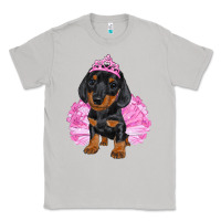 Moon Dust Balerina Dachshund With Tutu Classic Tee - RanaPortraitStore