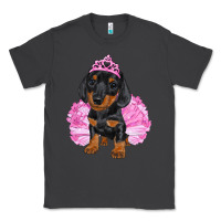 Smoke Balerina Dachshund With Tutu Classic Tee - RanaPortraitStore
