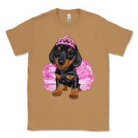 Toasted Coconut Balerina Dachshund With Tutu Classic Tee - RanaPortraitStore