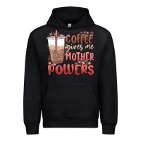 Black coffee gives me mother powers Urban Hoodie - MaliasSmallBusiness