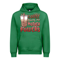 Emerald coffee gives me mother powers Urban Hoodie - MaliasSmallBusiness