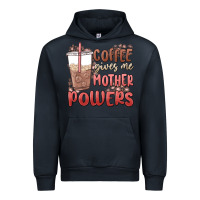 Navy coffee gives me mother powers Urban Hoodie - MaliasSmallBusiness