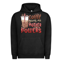 Pigment Black coffee gives me mother powers Urban Hoodie - MaliasSmallBusiness