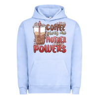 Pigment Grape Ice coffee gives me mother powers Urban Hoodie - MaliasSmallBusiness