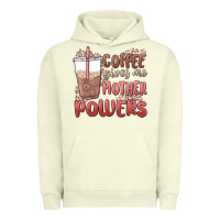 Pigment Pistachio coffee gives me mother powers Urban Hoodie - MaliasSmallBusiness