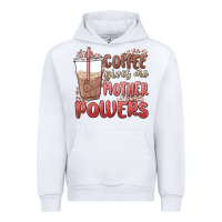 White coffee gives me mother powers Urban Hoodie - MaliasSmallBusiness