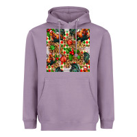 Lavender christmas leopard chicken Heavyweight Hoodie - FaDigitalArtStudio