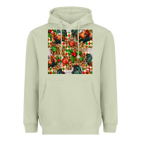 Matcha christmas leopard chicken Heavyweight Hoodie - FaDigitalArtStudio