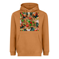Meerkat christmas leopard chicken Heavyweight Hoodie - FaDigitalArtStudio