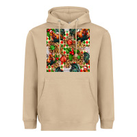 Mushroom christmas leopard chicken Heavyweight Hoodie - FaDigitalArtStudio