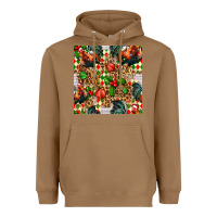 Toasted Coconut christmas leopard chicken Heavyweight Hoodie - FaDigitalArtStudio