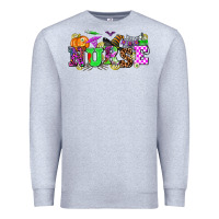 Heather Grey halloween nurse Premium Sweatshirt - AdoDesignShop