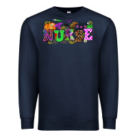Navy halloween nurse Premium Sweatshirt - AdoDesignShop