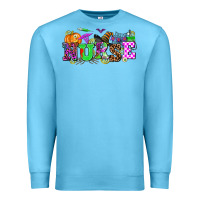Ocean Blue halloween nurse Premium Sweatshirt - AdoDesignShop