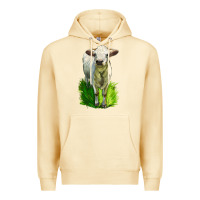 Pina Colada Charolais Heifer Premium Hoodie - LillyAllenDesigns