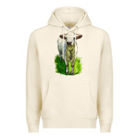 Tofu Charolais Heifer Premium Hoodie - LillyAllenDesigns
